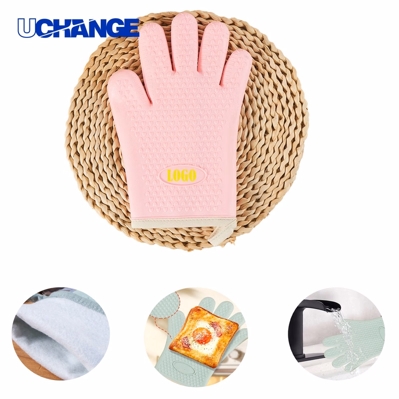 Kitchen Heatproof Silicone Oven Mitt for Cooking