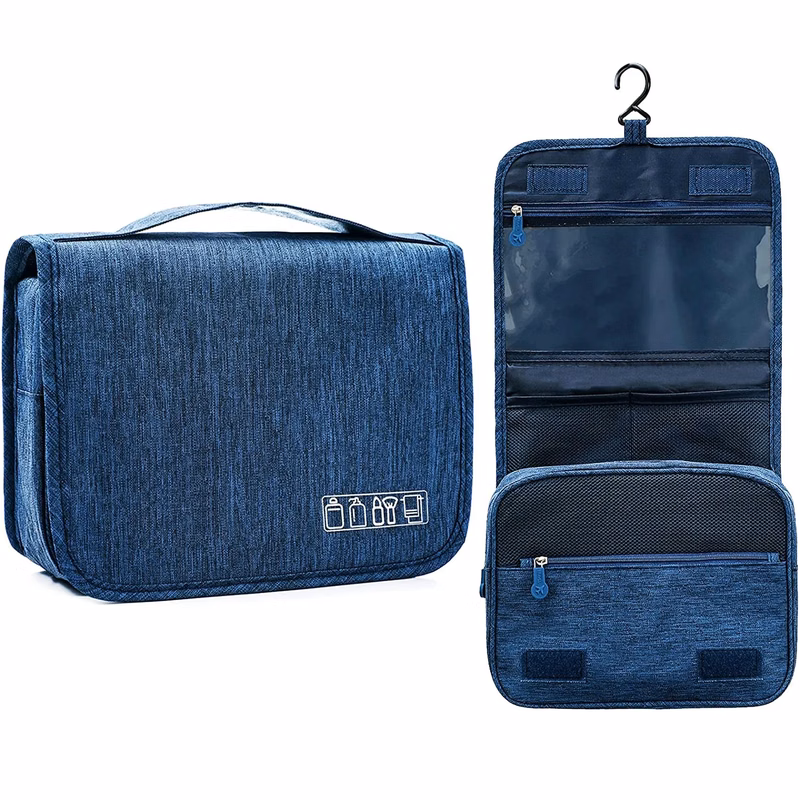 Moq 50pcs Premium Hanging Travel Toiletry Bag