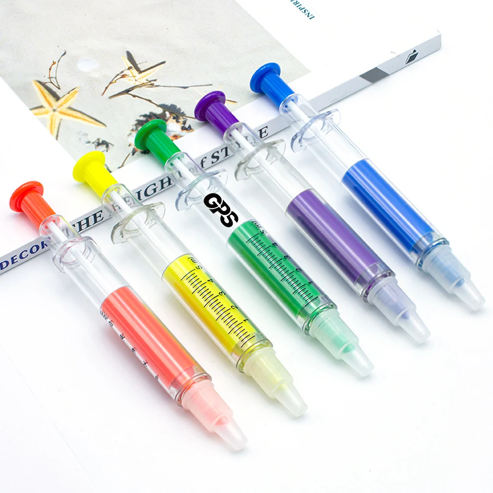 2-In-1 Syringe Highlighter Ballpoint Pen 1