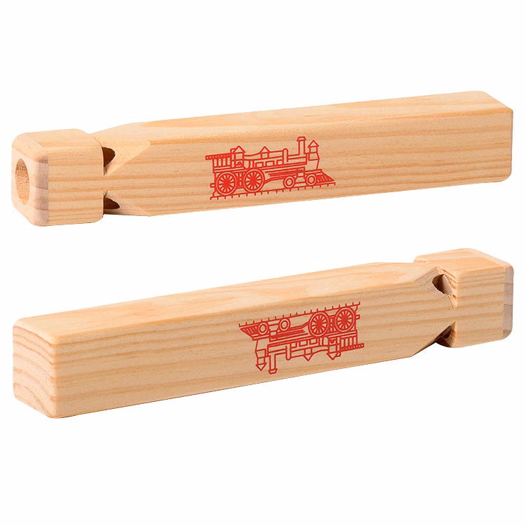 Wooden Train Whistle 4 Tone for Party Game or Educational