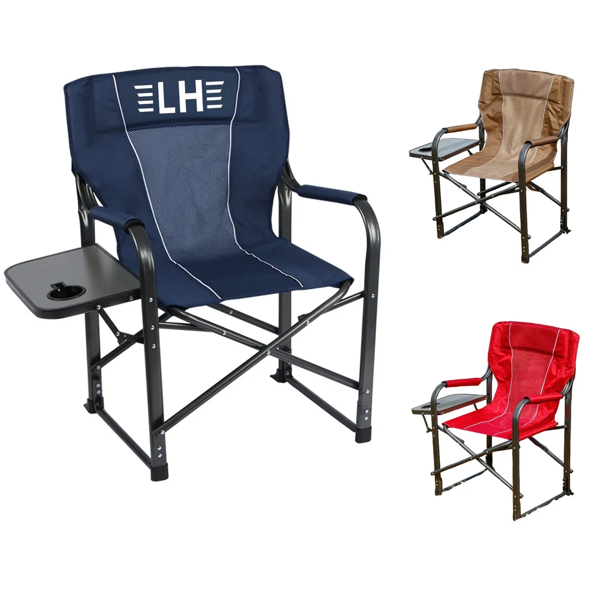 Camping Directors Chair with Side Table 1
