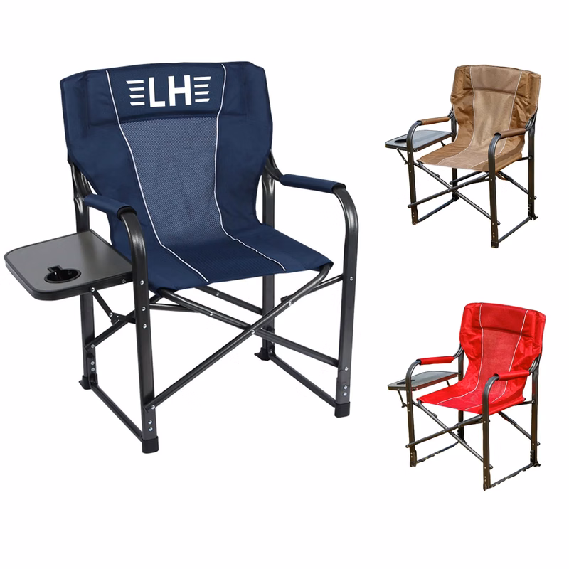 Camping Directors Chair with Side Table