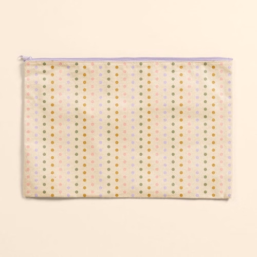 DOTTIE POUCH - NATURAL CANVAS