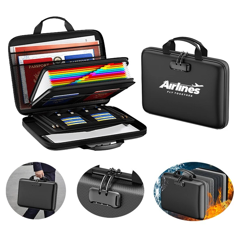 Fireproof File Organizer with Lock 1