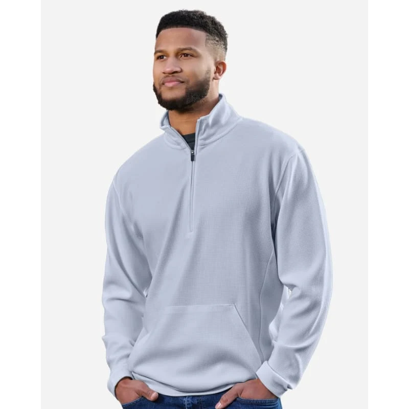 J. America Unisex Maverick Quarter-Zip Pullover - 8771, custom hoodie or sweatshirt with logo imprint 1