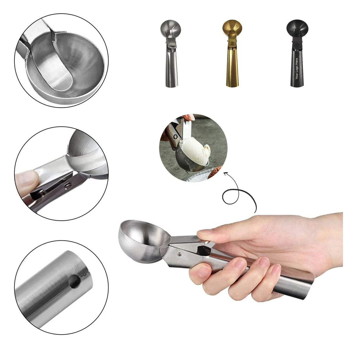 Ice Cream Scoop with Trigger 1