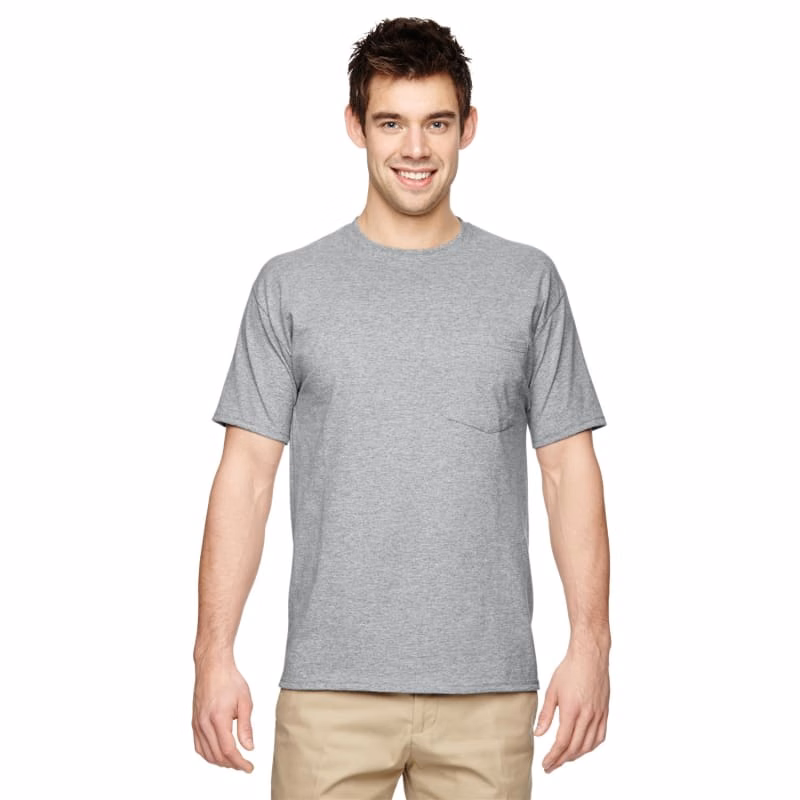 Jerzees 5.6 Oz., 50/50 Heavyweight Blend™ Pocket T-Shirt
