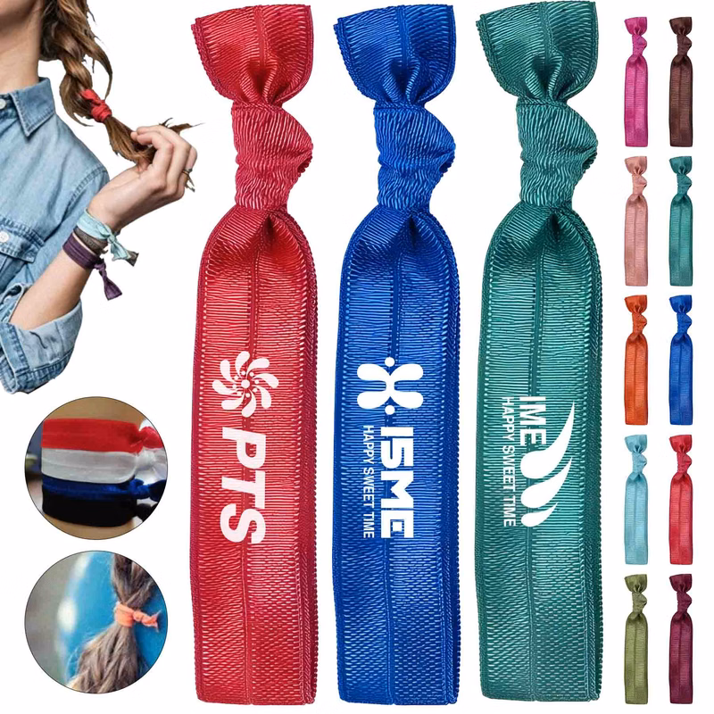 Colorful Knotted Hair Ties