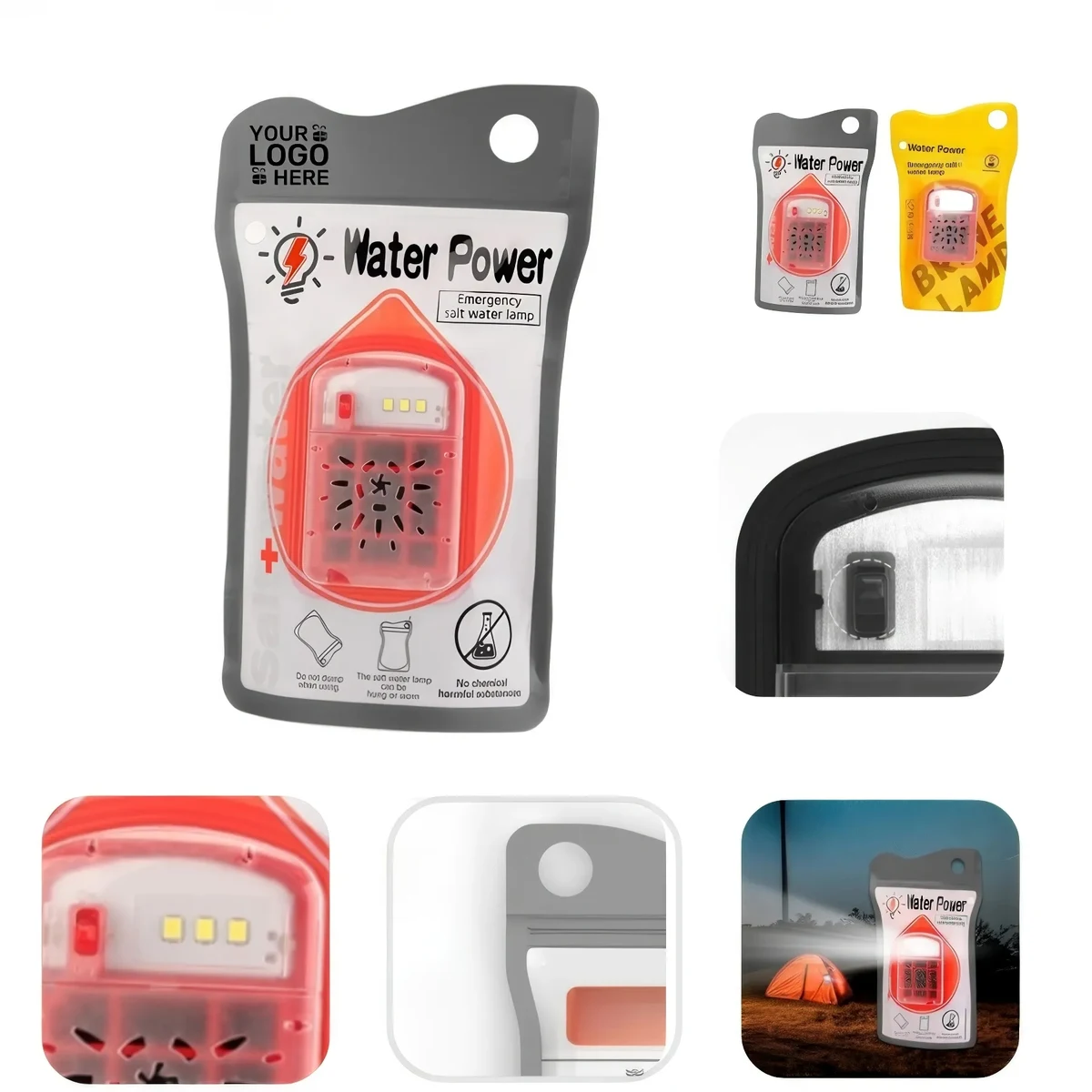 3 LED Lamp Saltwater Emergency Light No Battery 1