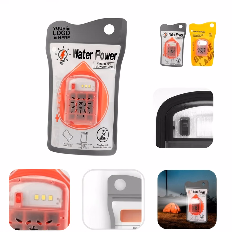3 LED Lamp Saltwater Emergency Light No Battery