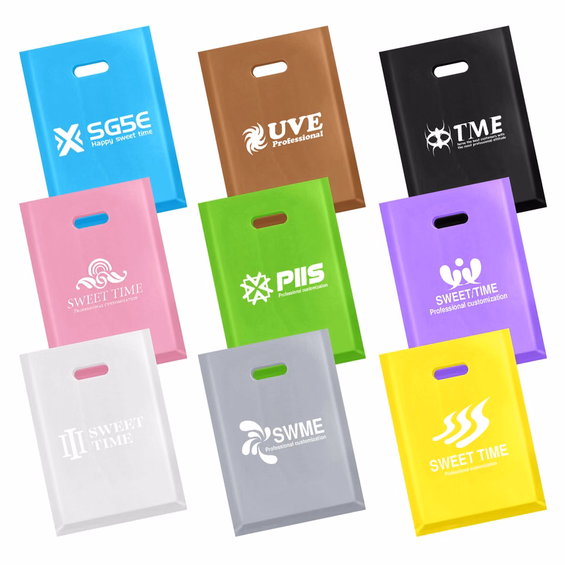 Handle Die Cut Plastic Bags