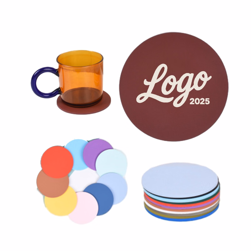 Durable Heat Resistant PVC Coasters
