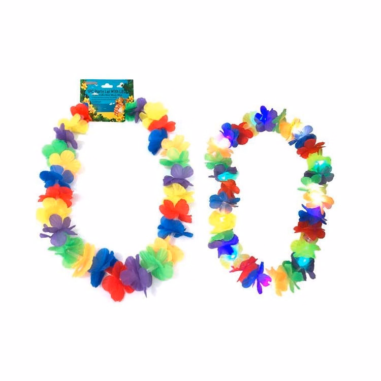 Hawaiian Party Leis - LED Lights 11.8"