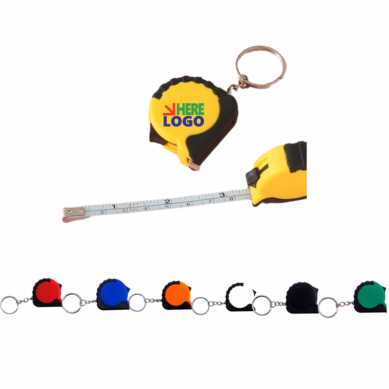 Multi Functional Tape Measure Customizable Keychain