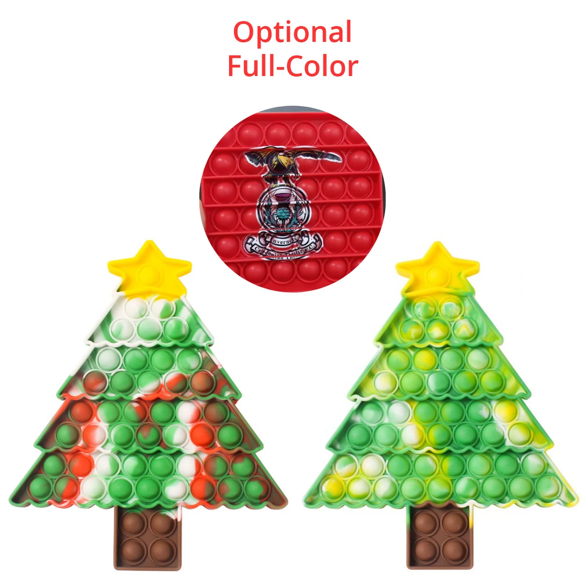 Christmas Tree Pop It Fidget Toy 1