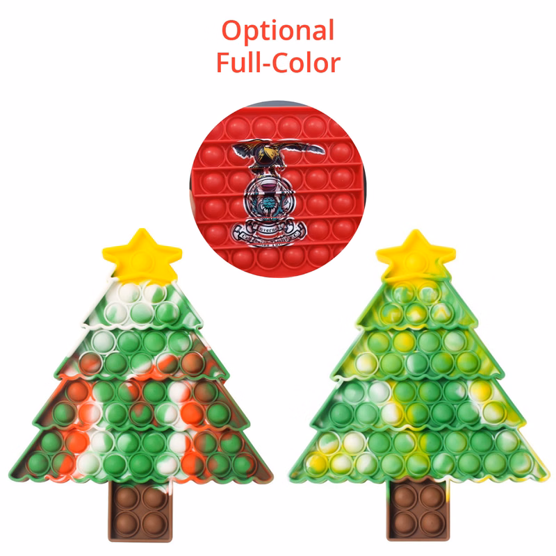 Christmas Tree Pop It Fidget Toy