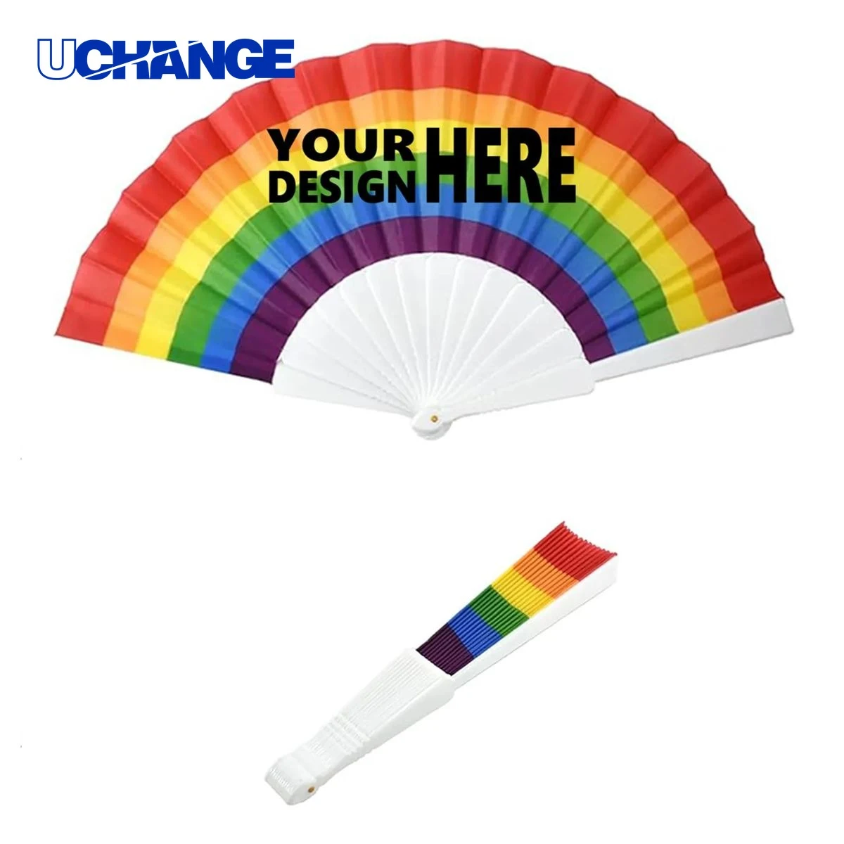 Full Color Folding Hand Fan Tool 1