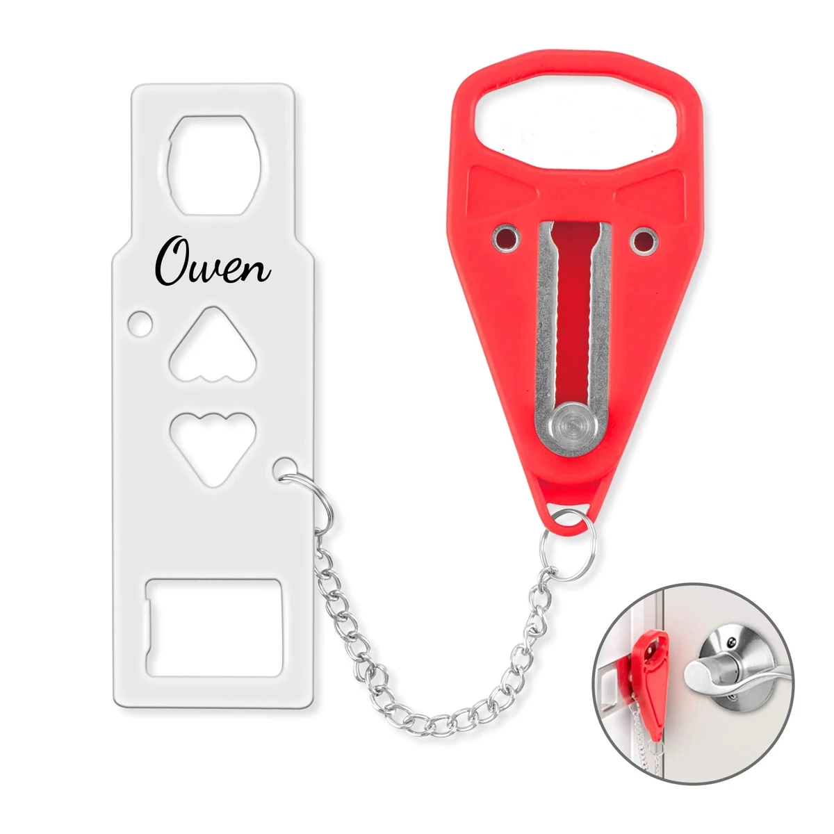 Stainless Steel Portable Door Lock 1