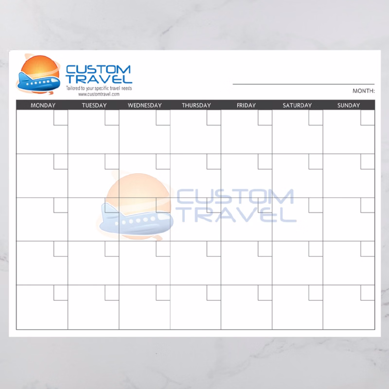 Wall Calendar, Large Dry Erase