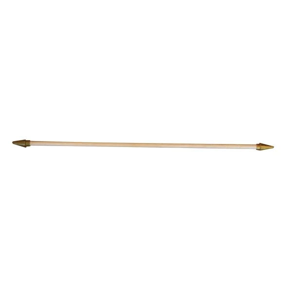 16.5" Wood Crossbar with Gold Spear Ends 1