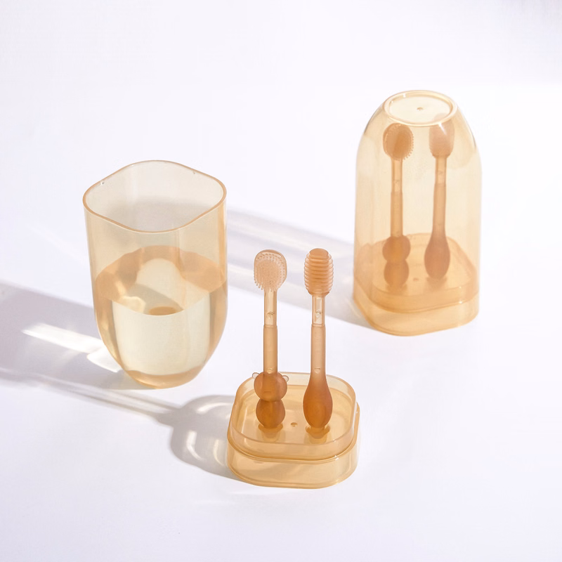 Silicone Baby Toothbrush and Tongue Cleaner