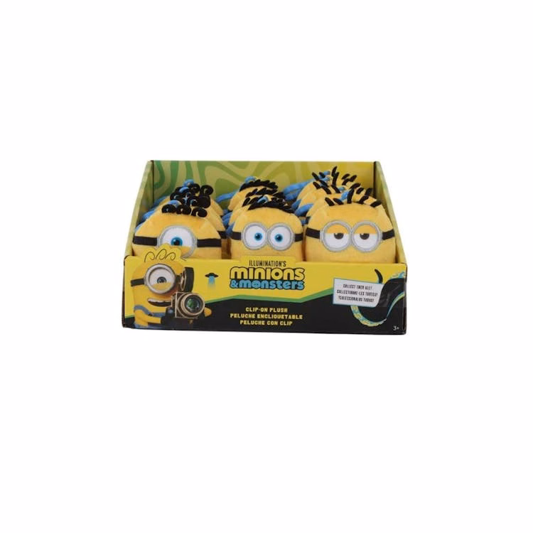 Minions Cip-On Plush - Assorted 3.75"