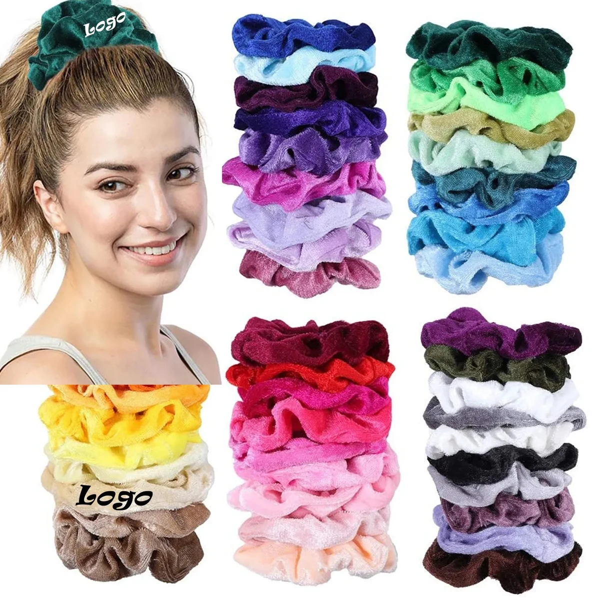 Velvet Hair Scrunchie 1