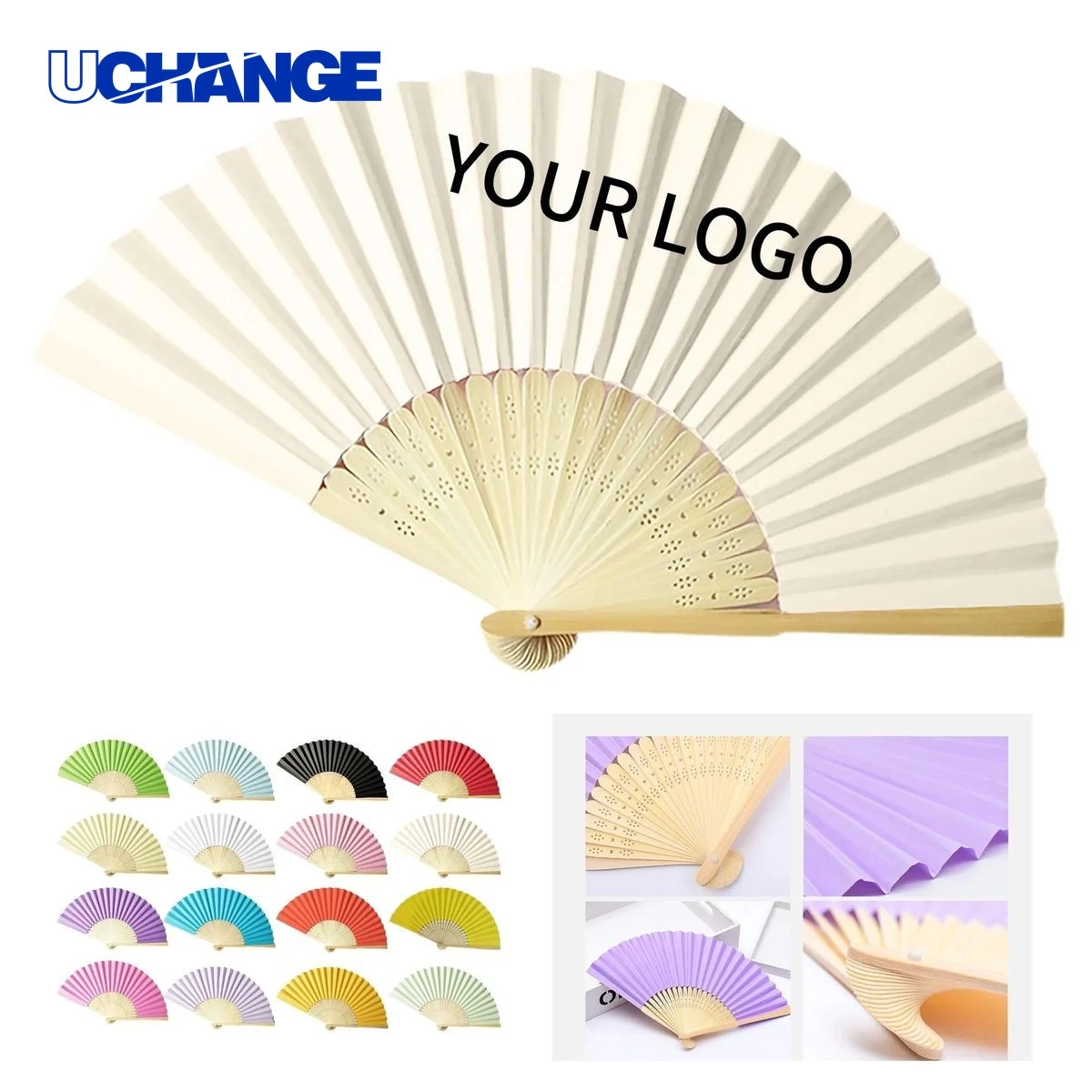 Bamboo Folding Fan for Events and Gifts 1