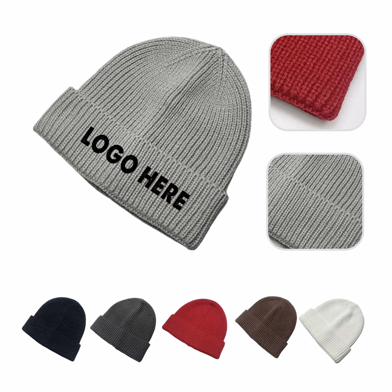 Winter Knit Cuffed Beanie Soft Warm Ski Hats Unisex