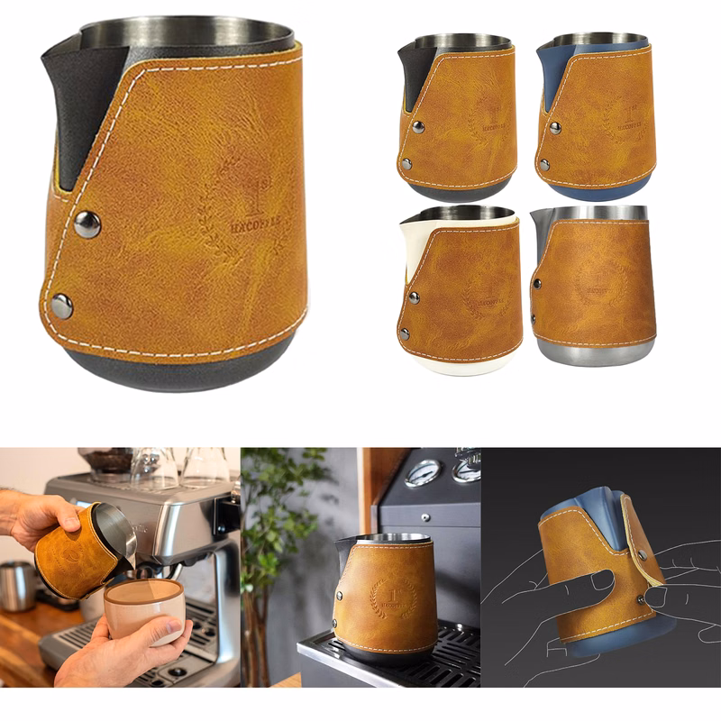 Handleless Milk Frothing Pitcher