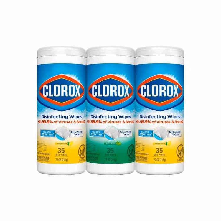 Clorox Disinfecting Cleaning Wipes 3 Pack