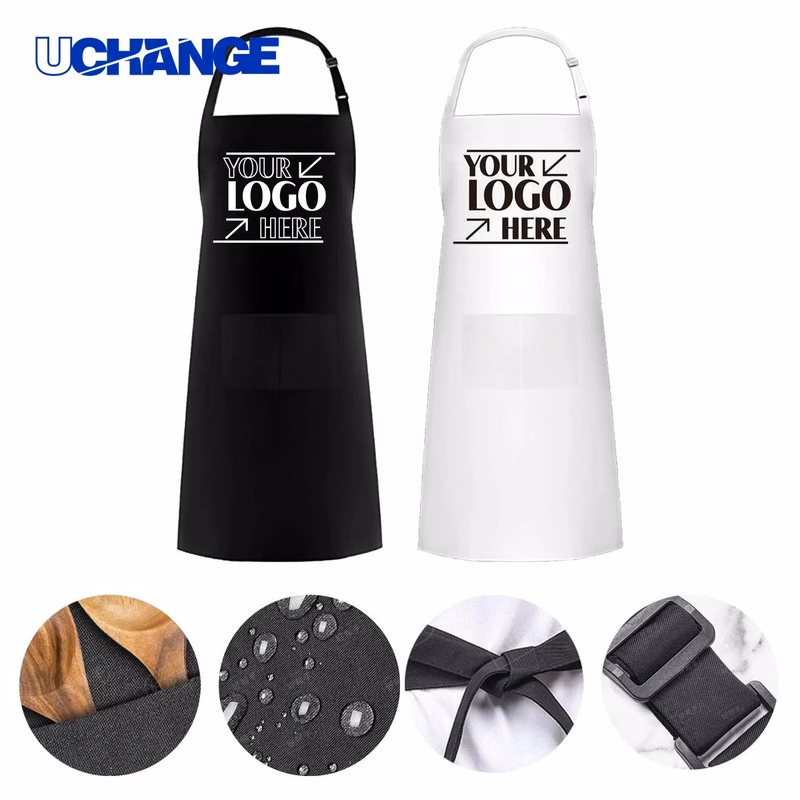 Bib Apron with Adjustable Neck
