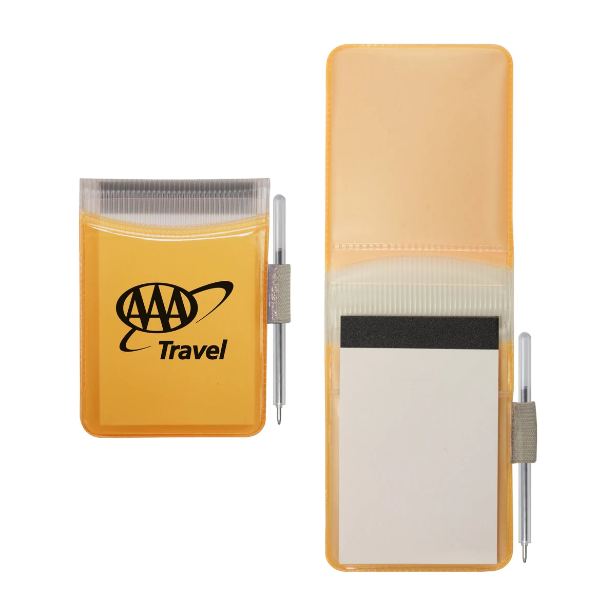 Hard Cover Memo Book with 100-page pad & matching pen 1