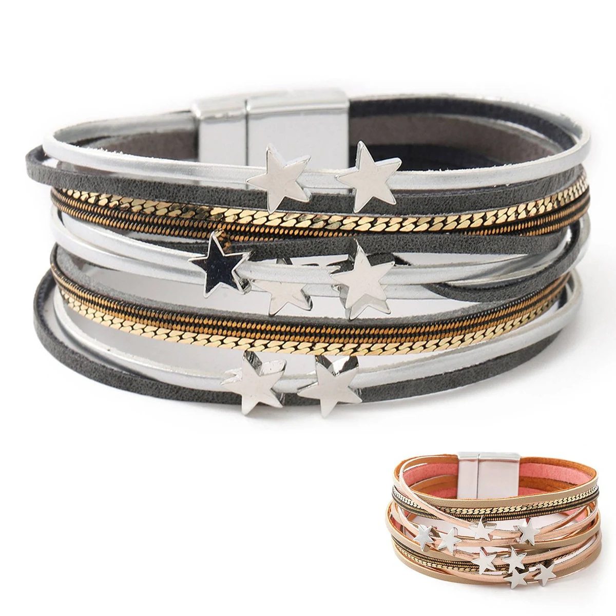 PU Personalized fashion lucky bracelet 1