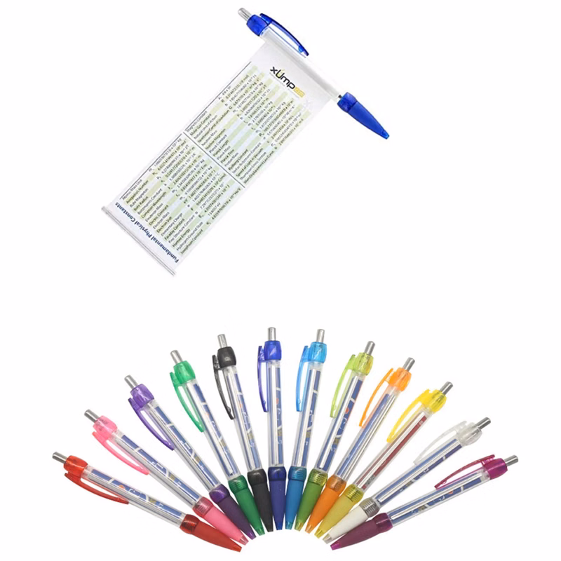 Retractable Pen with Pull Out Advertisement