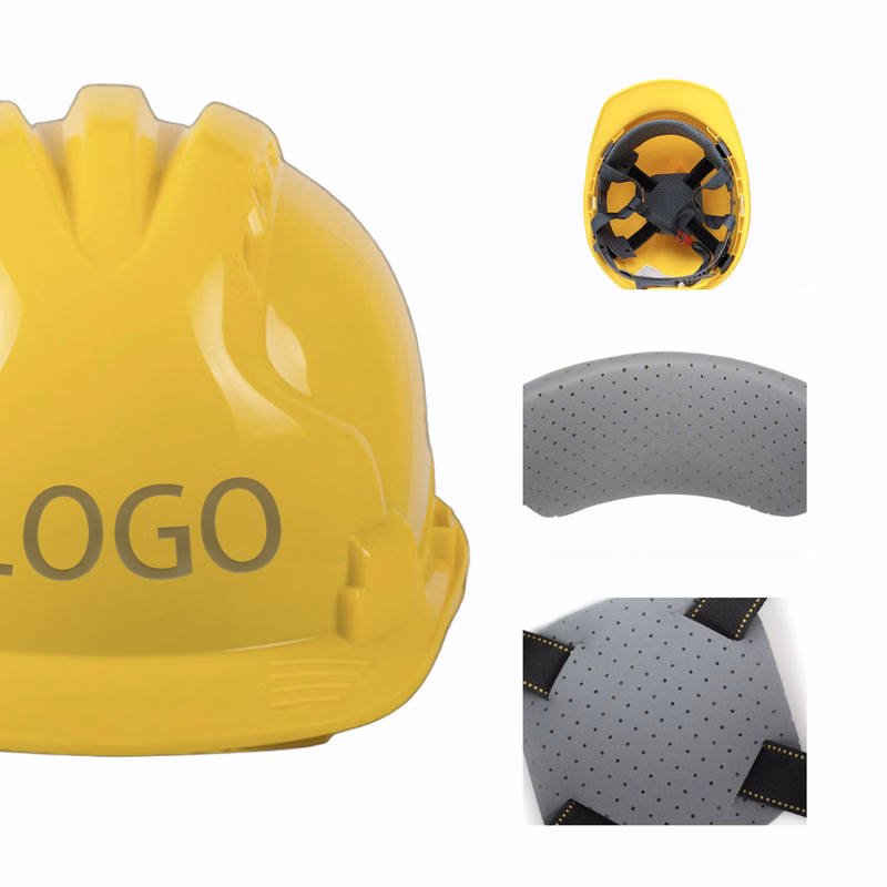 MOQ 100 PCS Comfortable Plastic Safety Helmet
