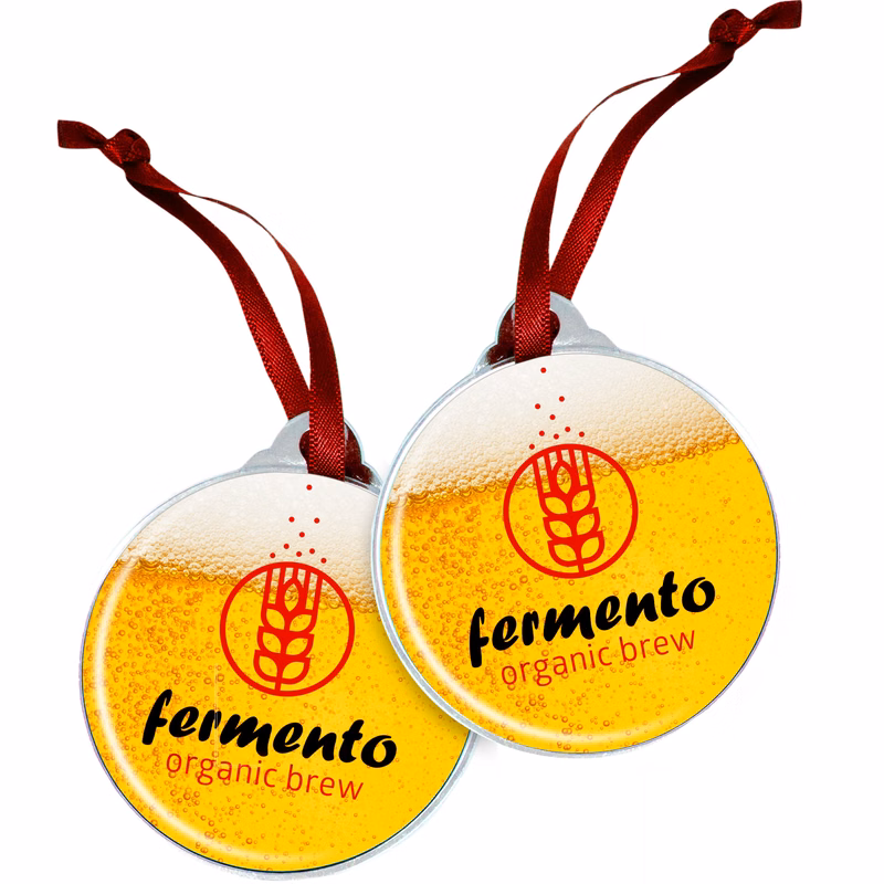 Print Ornaments: Two sides up to 2" x 2"