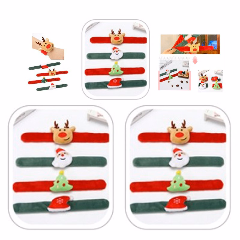 
Christmas clapping bracelet round wristband