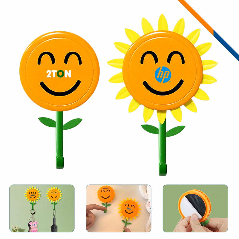 JoyFlare Smiley Sunflower Wall Hook