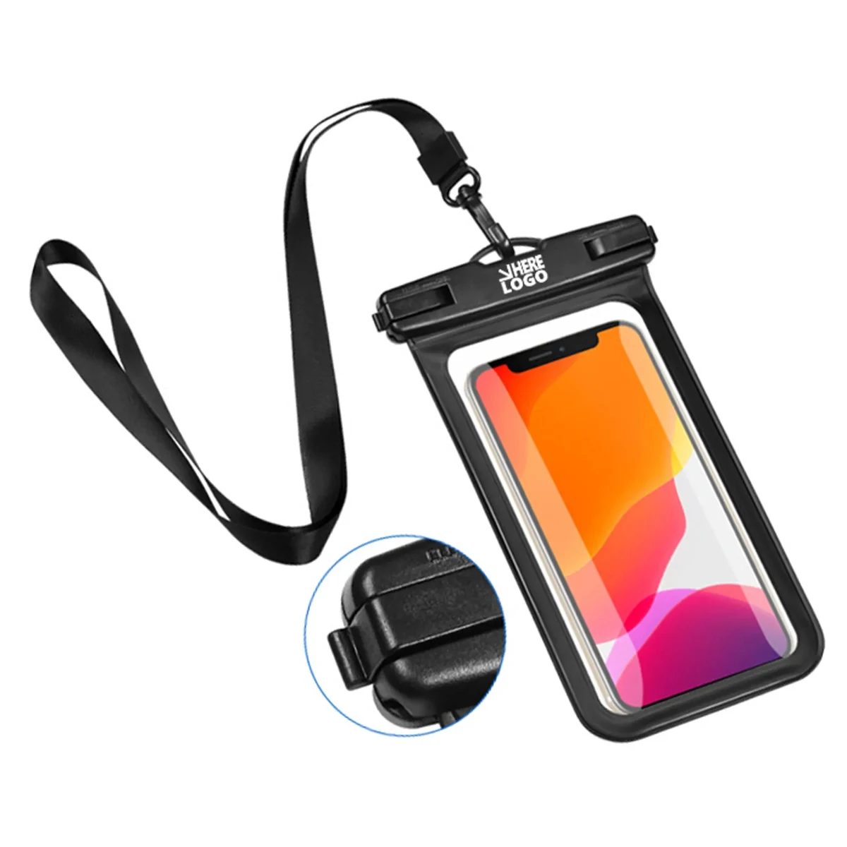 PVC Mobile Phone Waterproof Dry Bag MOQ 50PCS 1