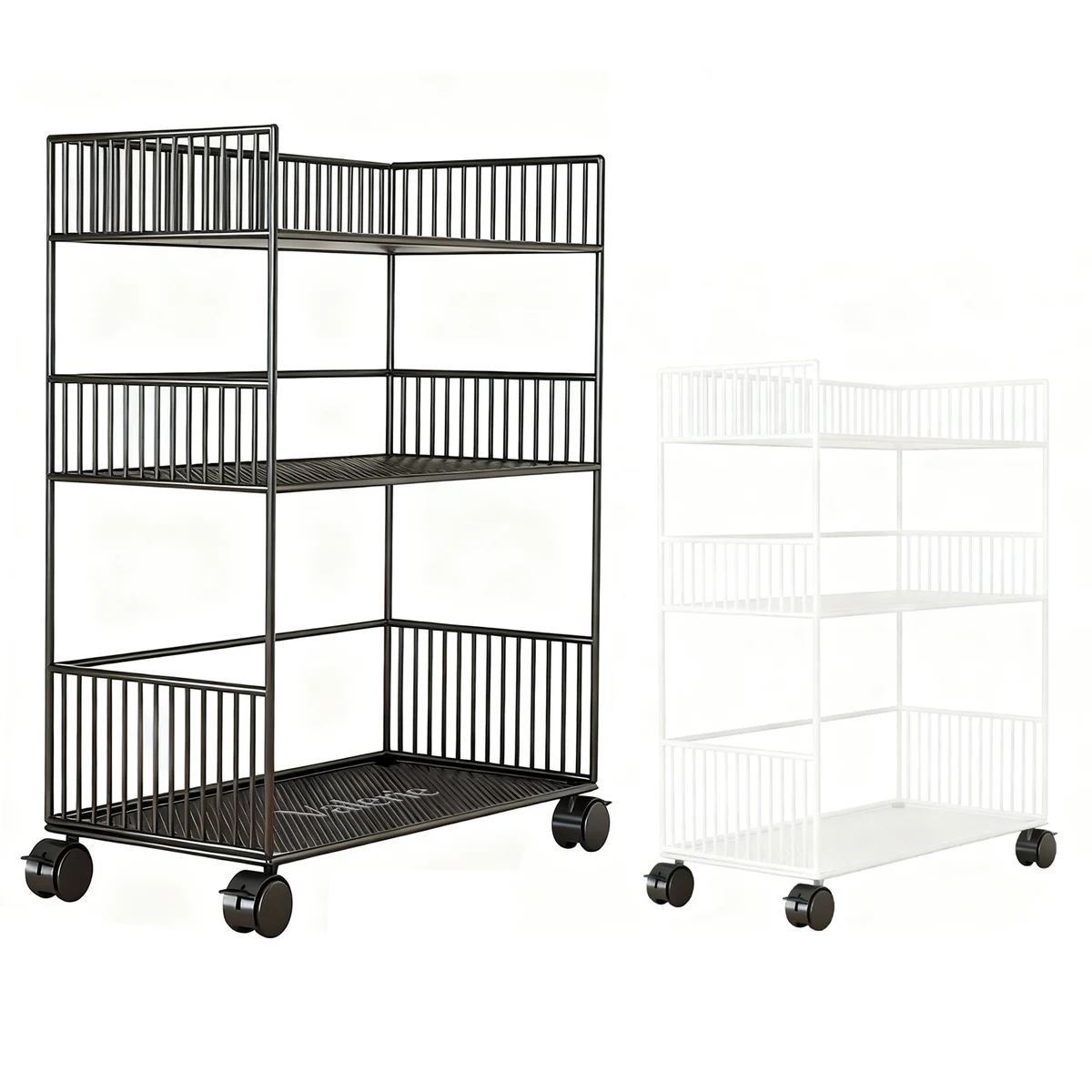3-Tier Rolling Utility Rack 1