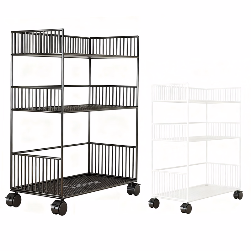 3-Tier Rolling Utility Rack