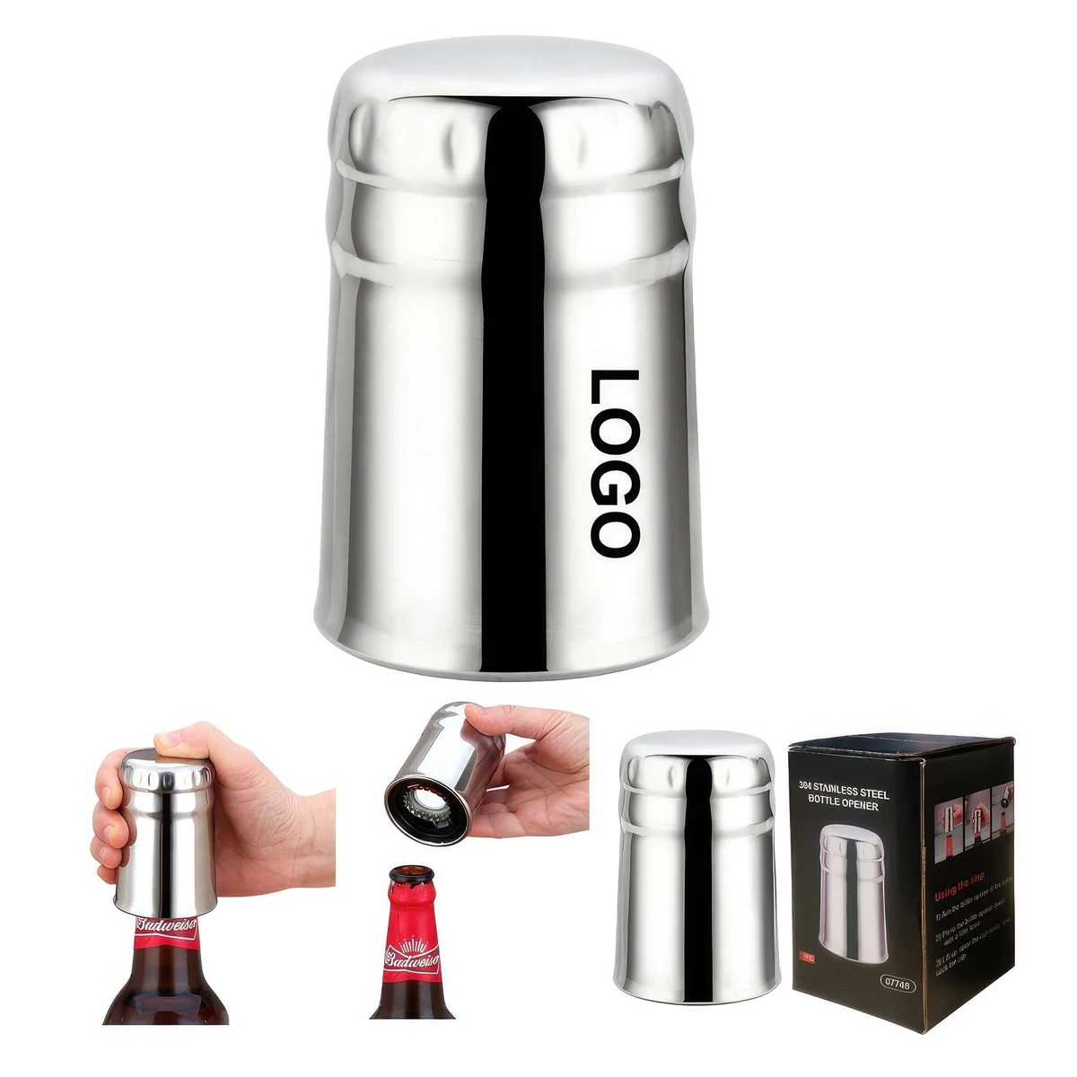 Custom 304 stainless steel Push Down Opener 1