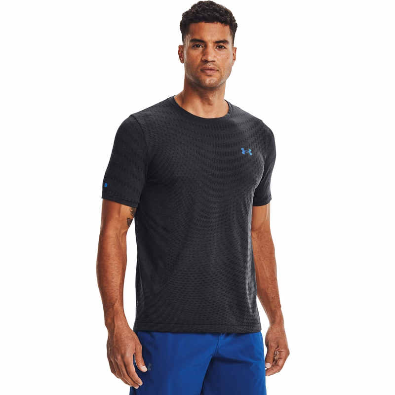 Men's UA RUSH HeatGear Seamless Illusion Short Sleeve