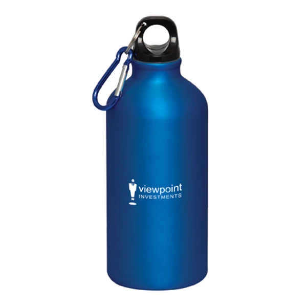 Duhrbray 500 Ml. (17 Fl. Oz.) Matte Finish Aluminum Bottle, custom water bottle with logo imprint 1