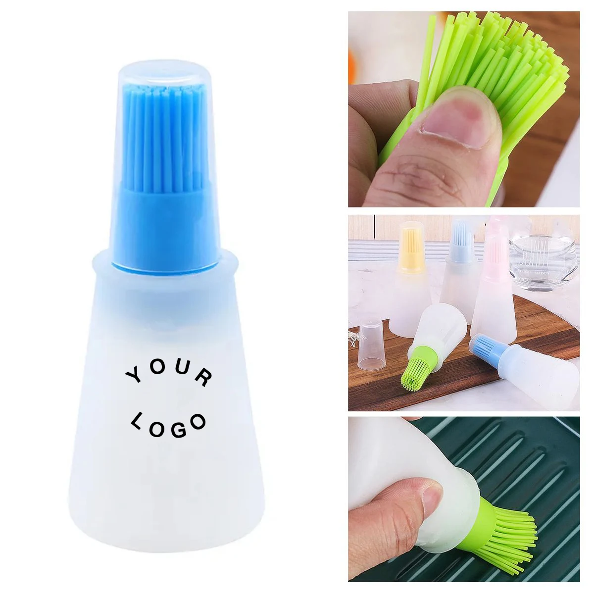 Compact Silicone Oil Brush for Basting Tasks 1