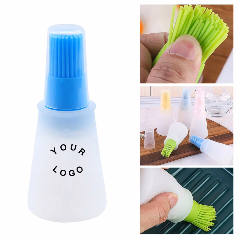 Compact Silicone Oil Brush for Basting Tasks