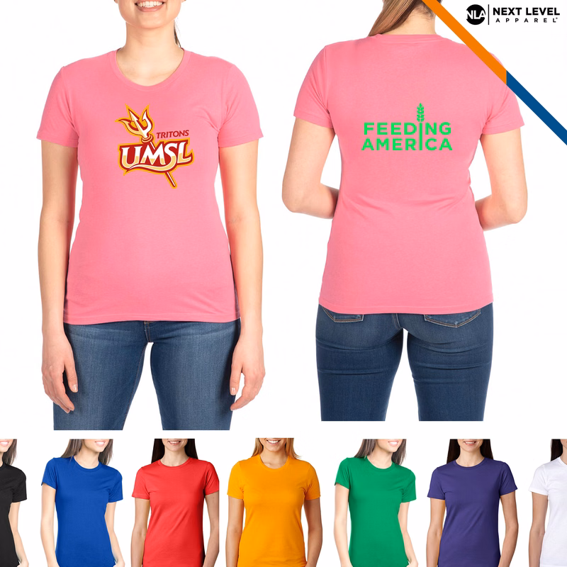Next Level® 4.3 oz 100% Combed Cotton Jersey Ladies T-shirts