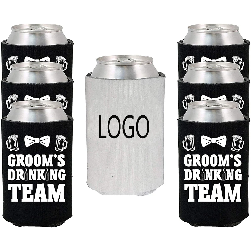 12OZ Sillkscreen Neoprene Beer Can Coolers Sleeves 1