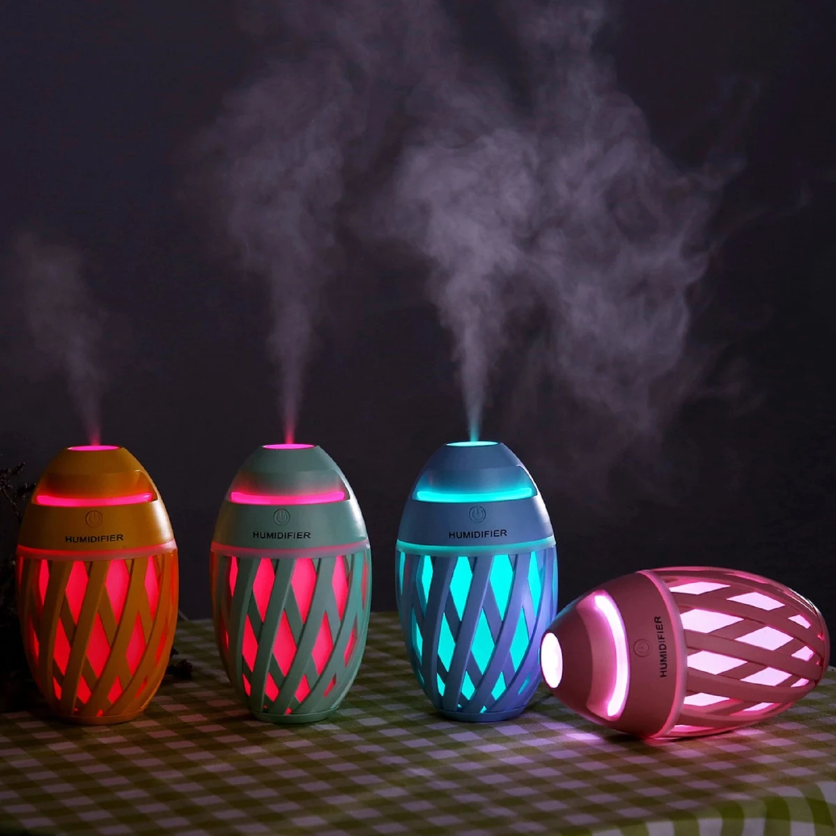 320 ml Rugby Shape Air Humidifier with LED Light 1